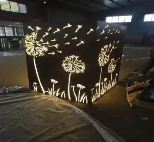 沧县耐候钢灯箱